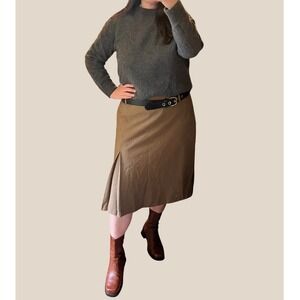 Jaclyn Smith Micro Houndstooth Midi Skirt